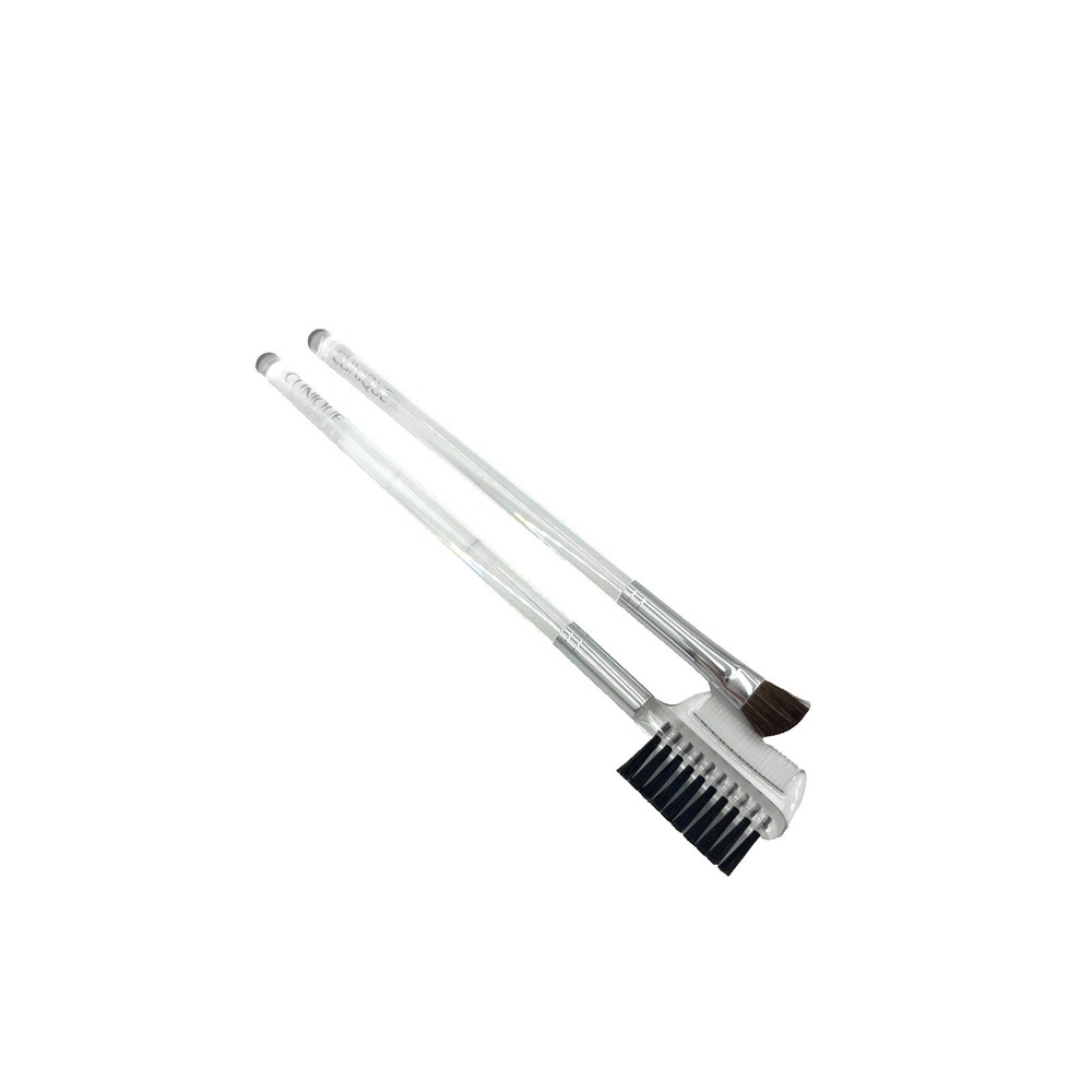 Clinique Eyeshadow 5 in & Brow Brush 6 in‎ Clear Handle